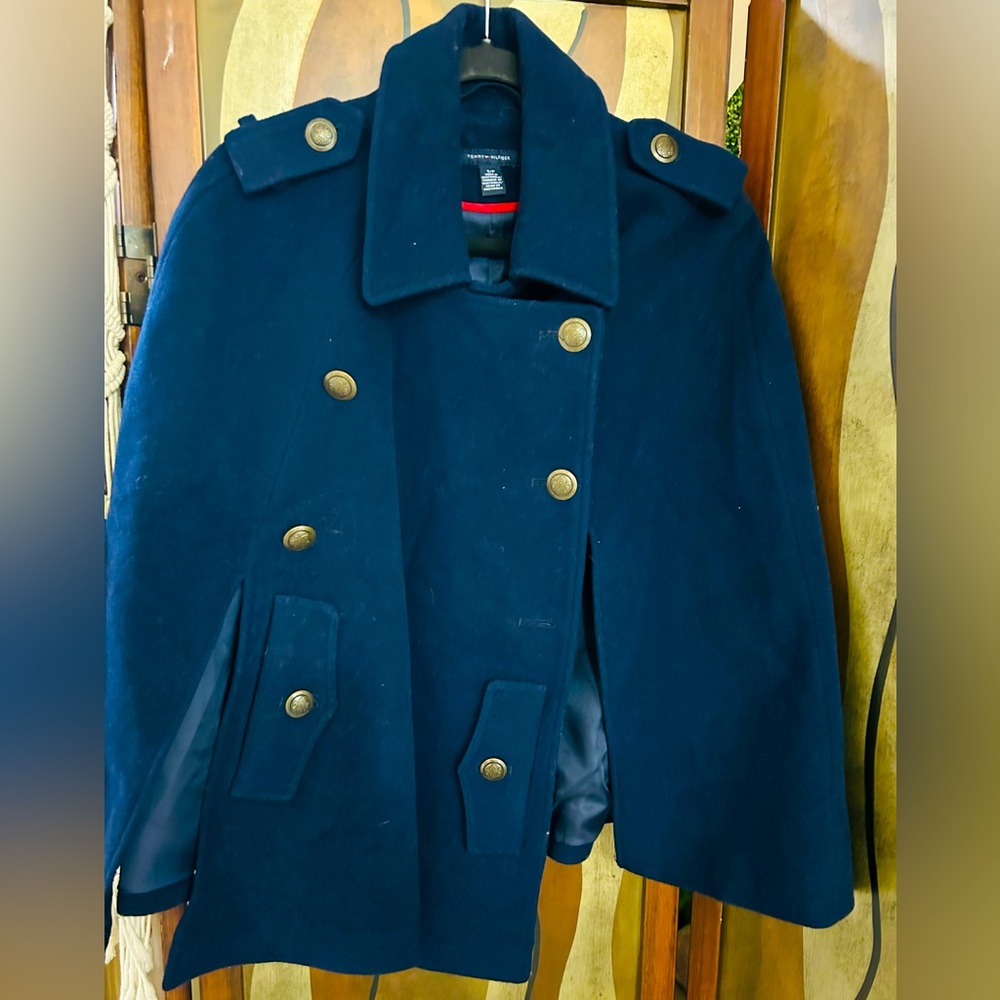 Tommy Hilfiger Wool Poncho.